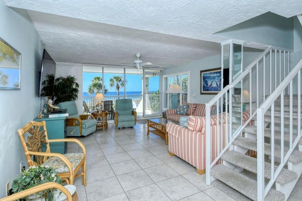 Laplaya 201C Breathtaking Gulf Panorama From This Corner End Unit With A Private Stairway To The Beach Longboat Key Esterno foto
